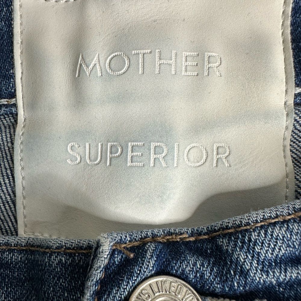 MOTHER SUPERIOR The Tripper Chew Denim Jeans In Cryin' Cowboys Wash - Picture 10 of 13